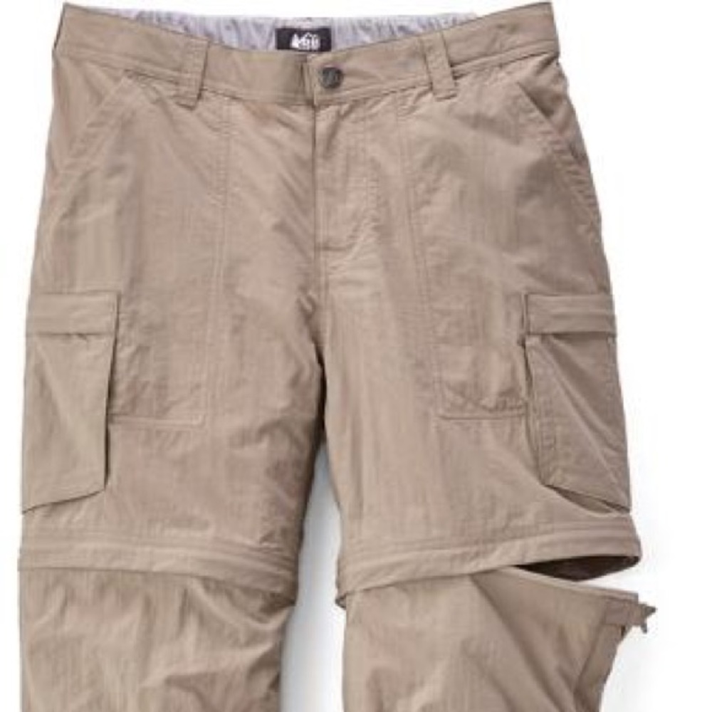 REI convertible Pants in Sahara